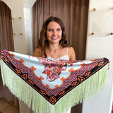 The Monarch Fringe Scarf