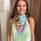 The Garden Fringe Scarf