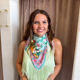 The Garden Fringe Scarf