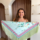 The Garden Fringe Scarf