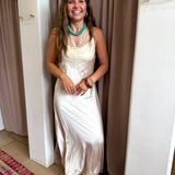 Little Luxury Slip Dress - Ivory