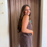 Romp Around Romper - Brown