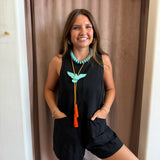 Romp Around Romper - Black