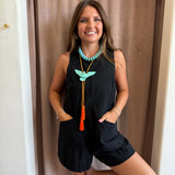 Romp Around Romper - Black