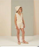 Kid's Knit Vest- Sand Stripe
