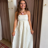 Ivory Shell Maxi Dress