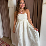 Ivory Shell Maxi Dress