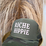 Riche Hippie Trucker Hat - Camo + Pink
