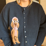Doodle Me This Cardigan - Blue