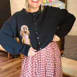 Doodle Me This Cardigan - Blue