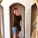 Lovely Lace Satin Shorts - Dusty Blue