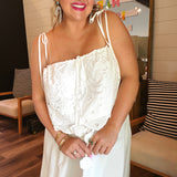 Off Duty Eyelet Skirt Set
