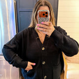 Cozy Up Cardigan - Black
