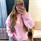 Pookie Pullover Sweater - Pink