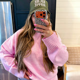 Pookie Pullover Sweater - Pink