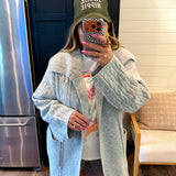 Chunky Cable Knit Cardigan
