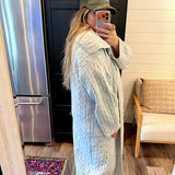 Chunky Cable Knit Cardigan