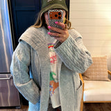Chunky Cable Knit Cardigan
