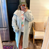 Chunky Cable Knit Cardigan
