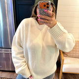 Pookie Pullover Sweater - Cream