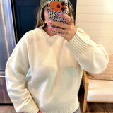 Pookie Pullover Sweater - Cream