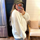 Pookie Pullover Sweater - Cream