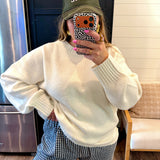 Pookie Pullover Sweater - Cream