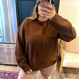 Pookie Pullover Sweater - Brown