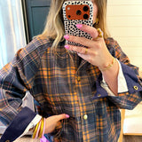 English Plaid Barn Jacket