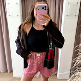 Dainty Strap Lounge Tank - Black