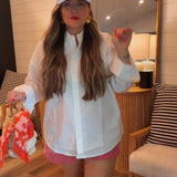 Soho Chic Button Up - White