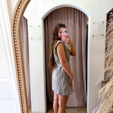 City Chic Button Down Mini Dress