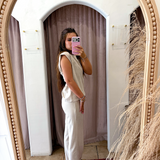 Soho Shoulder Pad Pant Set
