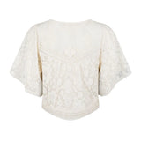 {Spell} Free Love Lace Crop - Vintage Cream