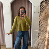 Cutie Chartreuse Cozy Cardigan