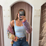 Varsity Tank - Blue + Yellow Stripes