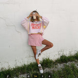 Favorite Parent Sweatshirt - Pink + Red