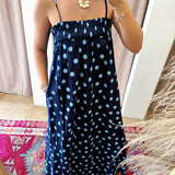 The Perfect Polka Dot Maxi Dress - Navy