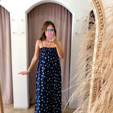 The Perfect Polka Dot Maxi Dress - Navy