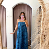 The Perfect Polka Dot Maxi Dress - Light Blue
