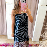 Go All Out Zebra Maxi Dress
