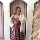 County Fair Checkered Maxi Dress