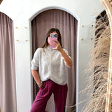That Girl Ribbed Short Sleeve Cardigan
