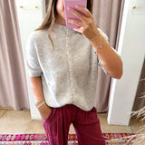That Girl Ribbed Short Sleeve Cardigan
