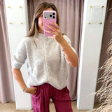 That Girl Ribbed Short Sleeve Cardigan