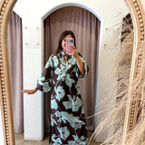 Mai Tai Chocolate Kimono Dress