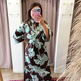 Mai Tai Chocolate Kimono Dress