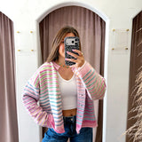 Rainbow Sherbet Mix Cardigan