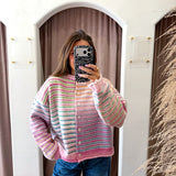 Rainbow Sherbet Mix Cardigan