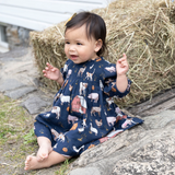 Baby Girls Stevie Puff Sleeve Dress Set - Ranch Life